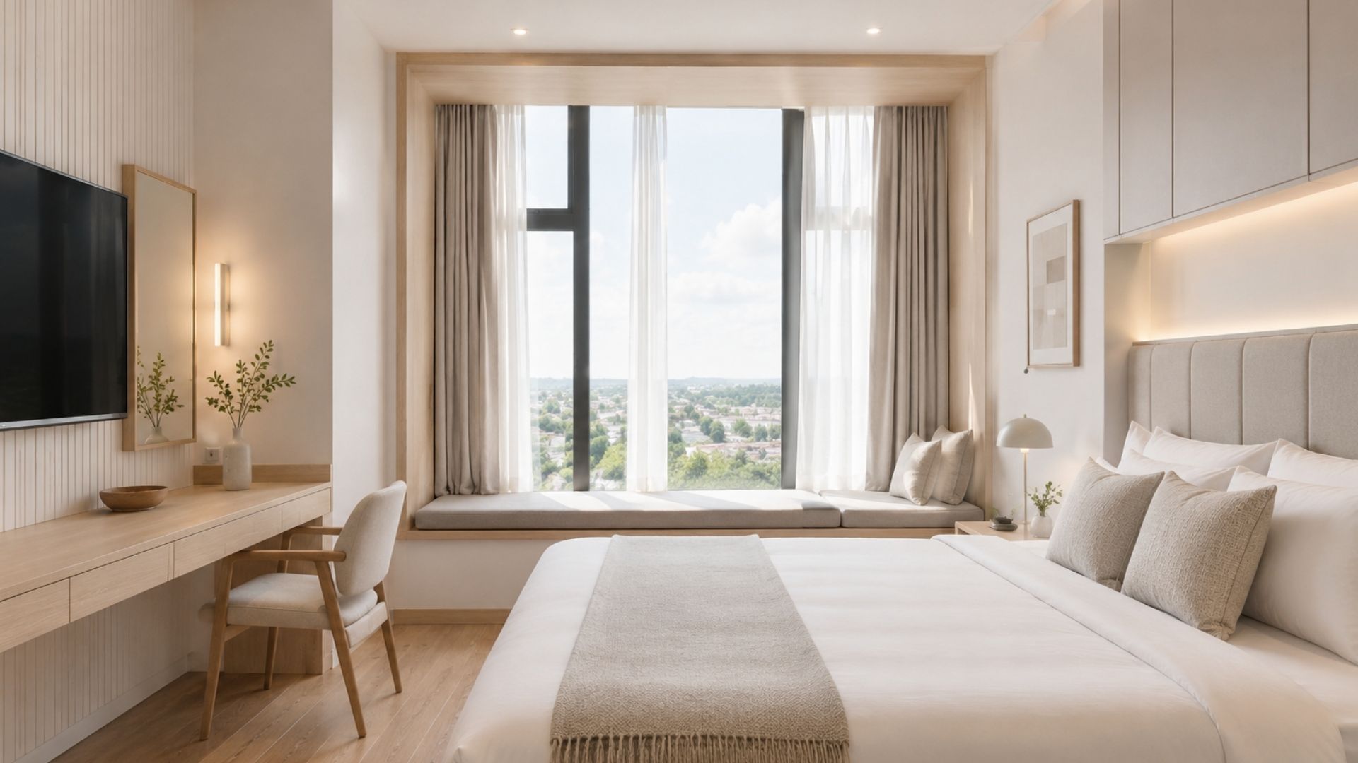 Phòng nghỉ lãng mạn tại Hotel Colline Dalat