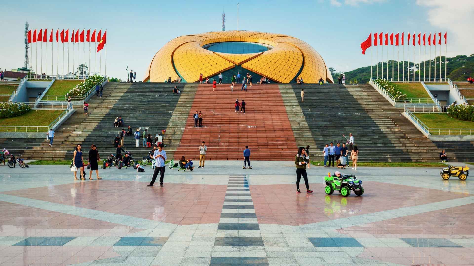 달랏의 럼비엔 광장